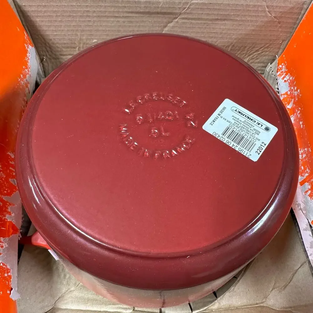 Le Creuset Enameled Cast Iron Signature Deep Round Oven, 5.25qt., Cerise NIB